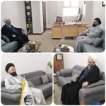 دیدار آیت‌الله احمد مبلغی با مدیر مؤسسه مذاهب اسلامی