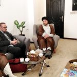 دیدار مسؤلین دبیرخانه بزرگداشت ملاعبدالله بهابادی یزدی با مدیر مؤسسه مذاهب اسلامی قم